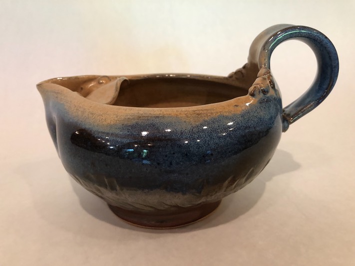 Fat Separating Gravy Boat to Studio Rose Pottery Sylvia Rose