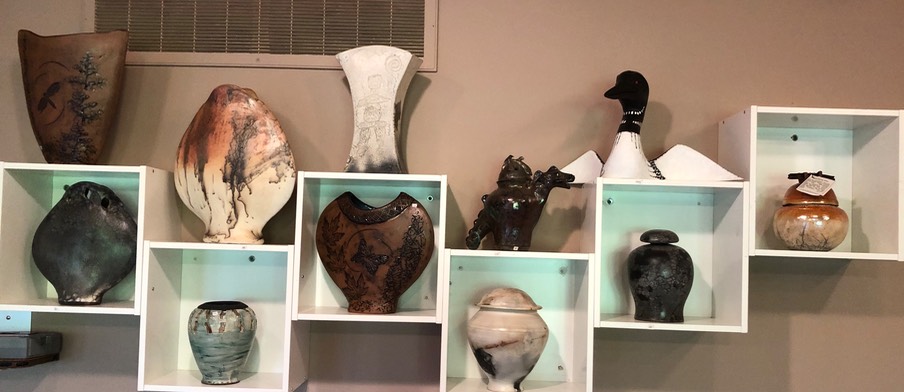 Shelves in Gallery