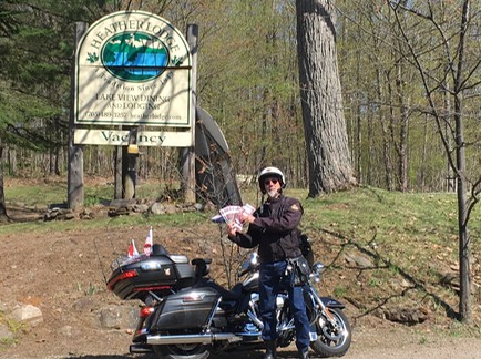 Wayne Delivering Brochures